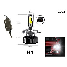 Λαμπτήρες διόδου LED H4 για φώτα - 36W, DC 9V-36V - LU02 - Sellzone.bg Λαμπτήρες διόδου LED H4 για φώτα - 36W, DC 9V-36V - LU02