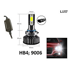 Λαμπτήρες LED HB4 9006 με λευκό φως - 36W, 4000 lm - LU07 - Sellzone.bg Λαμπτήρες LED HB4 9006 με λευκό φως - 36W, 4000 lm - LU07