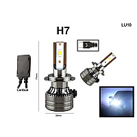Λαμπτήρες LED H7 για προβολείς με λευκό φως CANBUS - 46W, 6000lm - LU10 - Sellzone.bg Λαμπτήρες LED H7 για προβολείς με λευκό φως CANBUS - 46W, 6000lm - LU10