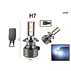 Λαμπτήρες LED H7 για προβολείς με λευκό φως CANBUS - 46W, 6000lm - LU10 - Sellzone.bg Λαμπτήρες LED H7 για προβολείς με λευκό φως CANBUS - 46W, 6000lm - LU10