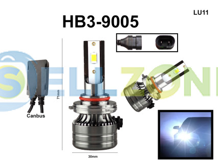 Δύο λαμπτήρες LED υψηλής φωτεινότητας εξοπλισμένοι με EMC-ready - 6000 lm - LU11