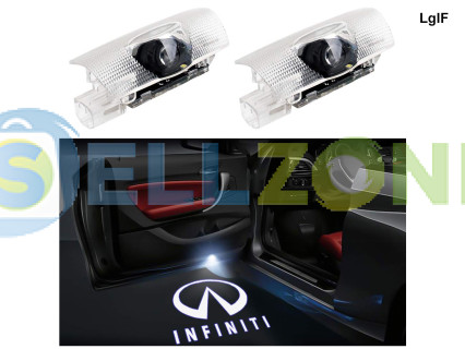Φωτεινοί Προτζέκτορες Πόρτας Αυτοκινήτου με Λογότυπο για Infiniti - LgIF