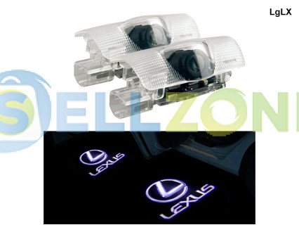 Αδιάβροχοι Προτζέκτορες Πόρτας Αυτοκινήτου με Λογότυπο για Lexus - LgLX
