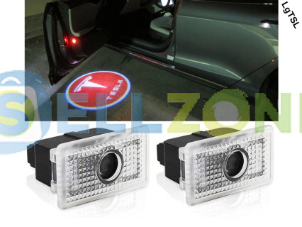 Προτζέκτορες Πόρτας Αυτοκινήτου με Λογότυπο για Tesla - LgTSL