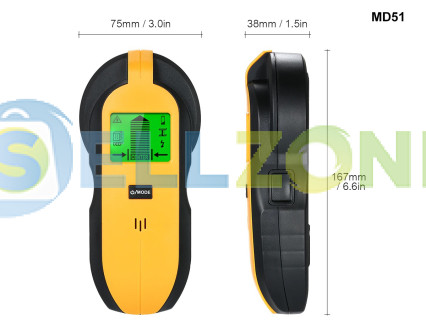 Επιτοίχιος ανιχνευτής μετάλλων για καλώδια TH250 - MD51