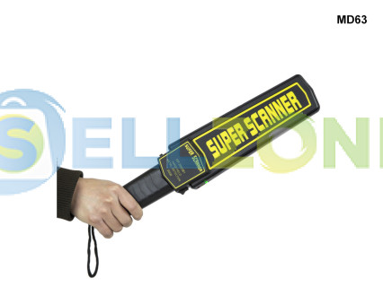 Φορητός ανιχνευτής μετάλλων ασφαλείας με υψηλή ευαισθησία - MD63