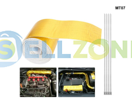 Χρυσή θερμομονωτική ταινία για σωλήνες εξάτμισης - Mt07