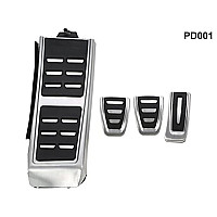 Σετ Πεταλιέρες Αυτοκινήτου Αλουμινίου Ασημί για Audi A4 A5 A6 A7 S4 S6 - PD001 - Sellzone.bg Σετ Πεταλιέρες Αυτοκινήτου Αλουμινίου Ασημί για Audi A4 A5 A6 A7 S4 S6 - PD001