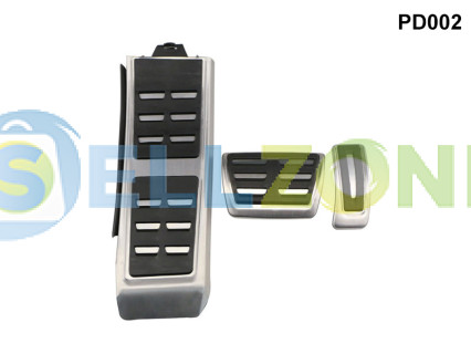 Σετ Πεταλιέρες Αυτοκινήτου Αλουμινίου 3τμχ γιαAudi A4 A5 A6 A7 S4 S6 - PD002