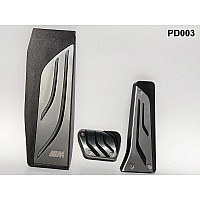 Σετ Πεταλιέρες Αυτοκινήτου Αλουμινίου 3τμχ για BMW F30 F10 E46 E90 E92 - PD003