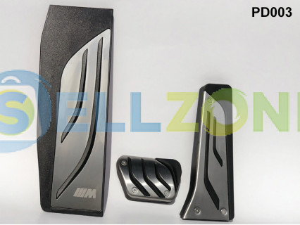 Σετ Πεταλιέρες Αυτοκινήτου Αλουμινίου 3τμχ για BMW F30 F10 E46 E90 E92 - PD003
