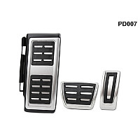 Σετ Πεταλιέρες Αυτοκινήτου Αλουμινίου 3τμχ για Golf 7 VW Skoda Audi A3 Seat - PD007