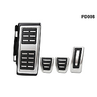 Σετ Πεταλιέρες Αυτοκινήτου Αλουμινίου 4τμχ για Golf 7 VW Skoda Audi A3 Seat - PD008