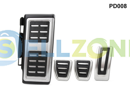 Σετ Πεταλιέρες Αυτοκινήτου Αλουμινίου 4τμχ για Golf 7 VW Skoda Audi A3 Seat - PD008