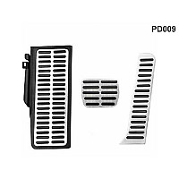 Σετ Πεταλιέρες Αυτοκινήτου Αλουμινίου 3τμχ για Passat B6 B7 VW Skoda - PD009