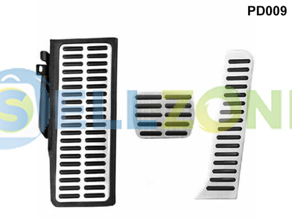 Σετ Πεταλιέρες Αυτοκινήτου Αλουμινίου 3τμχ για Passat B6 B7 VW Skoda - PD009