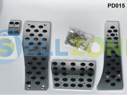 Σετ Πεταλιέρες Αυτοκινήτου Αλουμινίου 4τμχ για AMG Mercedes W204 W211 W212 W219 - PD015