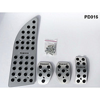 Σετ Πεταλιέρες Αυτοκινήτου Αλουμινίου 4τμχ για Peugeot 307 308 407 408 - PD016