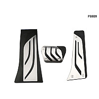 Σετ Πεταλιέρες Αυτοκινήτου Αλουμινίου 3τμχ για BMW X5 X6 E70 E71 F15 - PD028