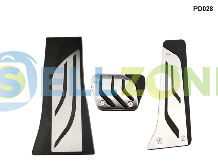 Σετ Πεταλιέρες Αυτοκινήτου Αλουμινίου 3τμχ για BMW X5 X6 E70 E71 F15 - PD028