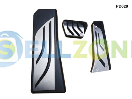 Σετ Πεταλιέρες Αυτοκινήτου Αλουμινίου 3τμχ για BMW F10 F12 F01 - PD029