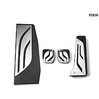 Σετ Πεταλιέρες Αυτοκινήτου Αλουμινίου 4τμχ για BMW F30 E46 E90 E92 E60 - PD030