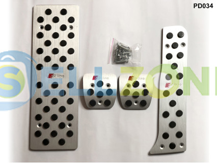 Σετ Πεταλιέρες Αυτοκινήτου Αλουμινίου 4τμχ για AUDI A3 Q3 TT - PD034