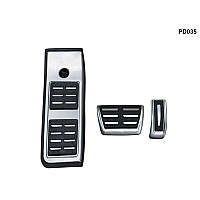 Σετ Πεταλιέρες Αυτοκινήτου Αλουμινίου 3τμχ για AUDI A4 A5 B9 - PD035