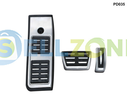 Σετ Πεταλιέρες Αυτοκινήτου Αλουμινίου 3τμχ για AUDI A4 A5 B9 - PD035