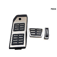 Σετ Πεταλιέρες Αυτοκινήτου Αλουμινίου 3τμχ για AUDI Porsche Cayenne Q7 - PD036