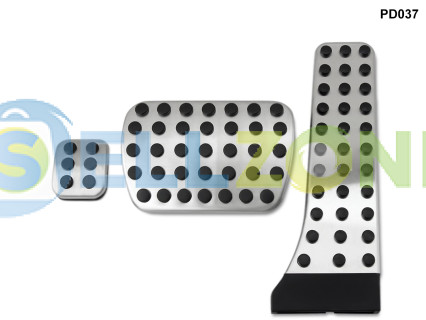 Σετ Πεταλιέρες Αυτοκινήτου Αλουμινίου 3τμχ για W204 W211 W212 W219 CLS - PD037