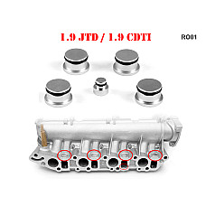 Αλουμινένια καπάκια στροβιλισμού για Alfa Romeo Opel Saab - RO01