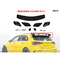 Tuning μαύρη αεροτομή πορτμπαγκάζ Mercedes AMG A class W177 - DMa76 - Sellzone.bg Tuning μαύρη αεροτομή πορτμπαγκάζ Mercedes AMG A class W177 - DMa76