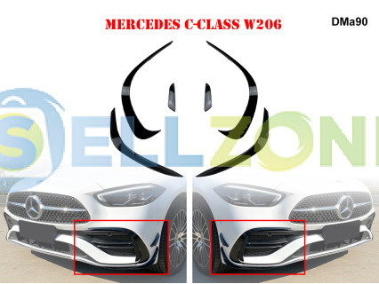 Πλαϊνά Πτερύγια Μπροστινού Προφυλακτήρα Mercedes AMG C W206 - DMa90