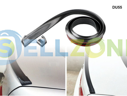 Γενικής χρήσης αεροτομή από ανθρακονήματα Universal carbon lip spoiler για πορτμπαγκάζ 150cm - DU55