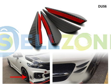 Αυτοκόλλητο πρόσθετο μπροστινού προφυλακτήρα γενικής χρήσης - DU56