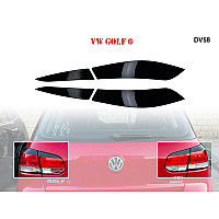 Μαύρα Φρυδάκια Πίσω Φαναριών κατάλληλα για VW Golf 6 - DV58
