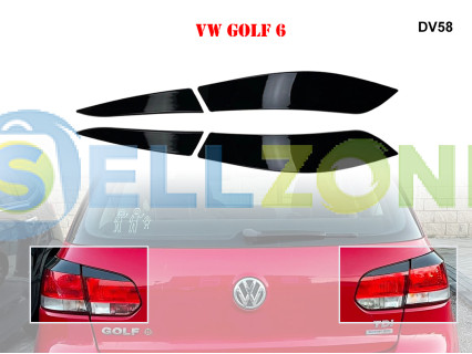 Μαύρα Φρυδάκια Πίσω Φαναριών κατάλληλα για VW Golf 6 - DV58