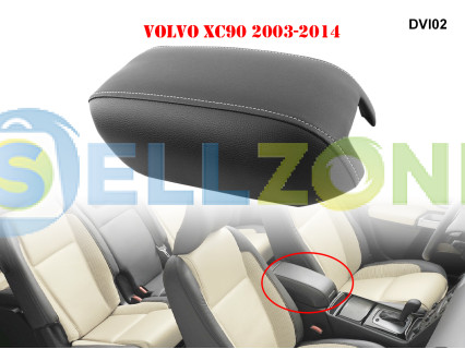 Δερμάτινο κάλυμμα υποβραχιόνιου για Volvo XC90 2003-2014 - DVl02