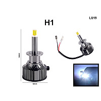 Ισχυροί λαμπτήρες LED H1 White Light Diode Headlight - 56W, 5000 lm/bulb - LU19 - Sellzone.bg Ισχυροί λαμπτήρες LED H1 White Light Diode Headlight - 56W, 5000 lm/bulb - LU19