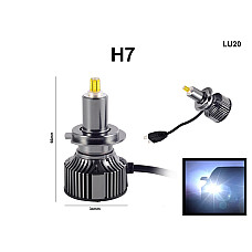 Λαμπτήρες LED H7 για προβολείς με ενσωματωμένη τεχνολογία CANBUS - 56W, 5000lm - LU20 - Sellzone.bg Λαμπτήρες LED H7 για προβολείς με ενσωματωμένη τεχνολογία CANBUS - 56W, 5000lm - LU20