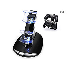 Dock Station Βάση Φόρτισης για 2 χειριστήρια Play Staytion 4 - XU01