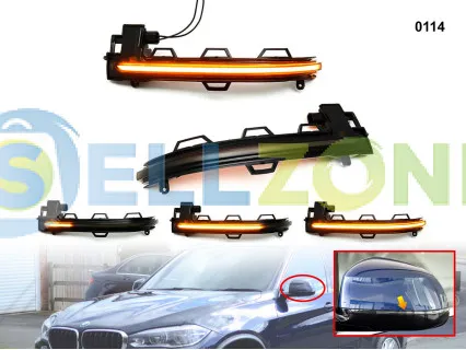 Δυναμικά φλας καθρεπτών για BMW X3 X4 X5 X6 - 0114